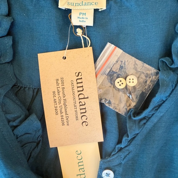 Sundance Sleeveless Linen Midi Dress - Picture 5 of 5